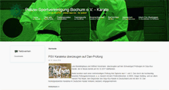 Desktop Screenshot of karate.psv-bochum.de